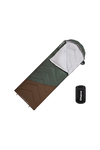 Kingcamp Radar 250 Deluxe -3 C Uyku Tulumu Green & Brown Kahverengi