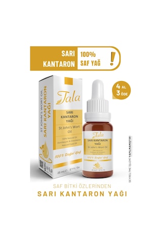 Tala Sarı Kantaron Yağı %100 Saf Ve Doğal Soğuk Sıkım 20 ML