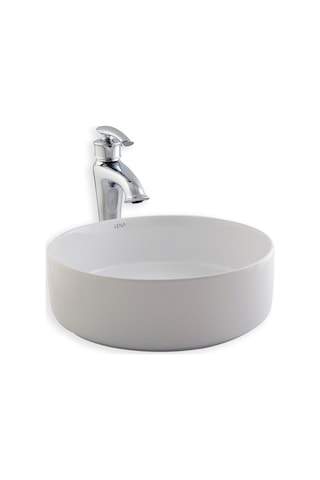 Eva Banyo Lena E-4040 Tezgah Üstü Porselen Lavabo