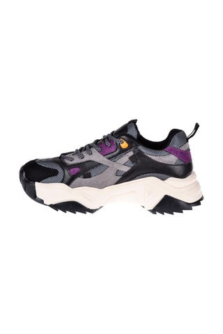 Pullman Kadın Spor Ayakkabı Sneaker Sms-65137 Siyah Mor-siyah Mor Siyah - Mor