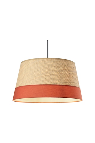 Bellbird Terracotta Hasır Lambader Şapkası Turuncu