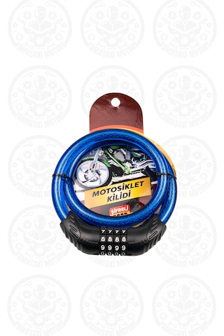Şifreli Motosiklet Kilidi 14mm Çelik