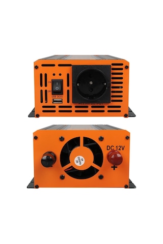 Powermaster Pm-1500a 12 Volt 1500 Watt Led Ekranlı Power Inverter