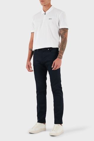 Boss Slim Fit Normal Bel Düz Paça Jeans Erkek Kot Pantolon 50550942 404 Lacivert