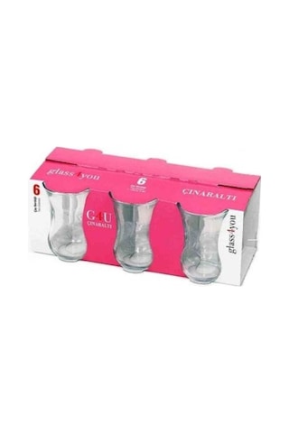 Paşabahçe 42331 Çınaraltı Çay Bardağı 99 Cc 6 Lı Şeffaf