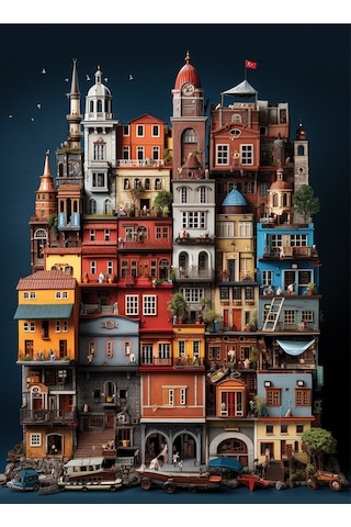 Anatolian 1000 Parçalık Puzzle - Balat 1157