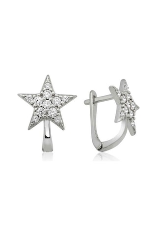 Ervanur 925 Ayar Gümüş Yıldız Küpe