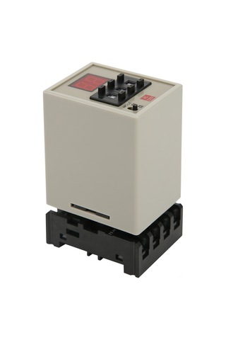 Gajeena Ah3-dm Dijital Göstergeli Zaman Rölesi, A/b Çift Modlu, Ac220v, Yüksek Hassasiyetli, Tabanlı, 0.01s-990h Aralığı