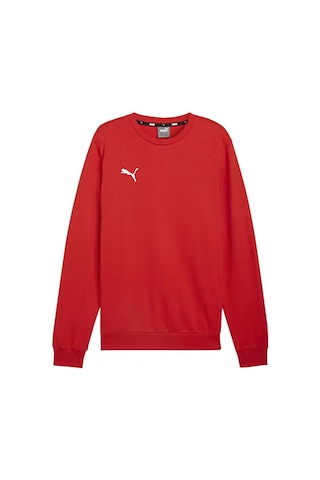 Puma Teamgoal Casuals Crew Neck S Erkek Futbol Sweatshirts 65859201 - Kırmızı