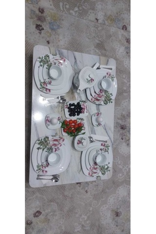 Dikdörtgen Yer Sofrası 60 100 Ahşap