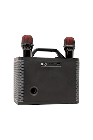 Hometech HT-202 Bluetooth  5.0 Speaker + 2 Mikrofon