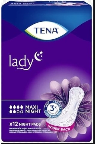 Medikaltec Tena Lady Maxi Night Kadınlar İçin Gece Mesane Pedi