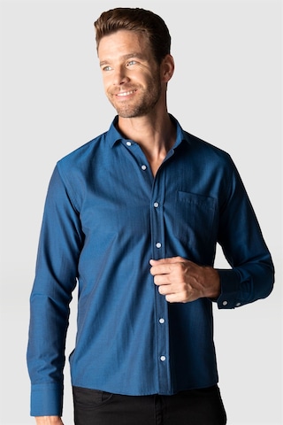 Tudors Klasik Fit Desenli Erkek Gömlek-25454 Saks