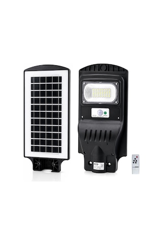 100w 6500k Solar Sensörlü Sokak Lambası Beyaz