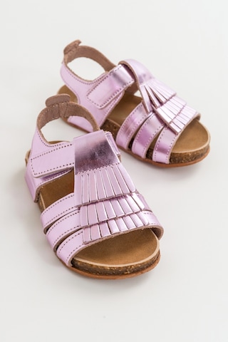 mnpc - Kız Cocuk Pembe Deri Ortopedik Destekli Çocuk Sandalet Pembe (531052104) Pembe