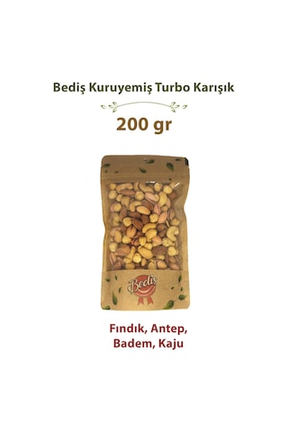 Bediş Naturel Turbo Karışık 200 Gr X 4 Adet 200 G