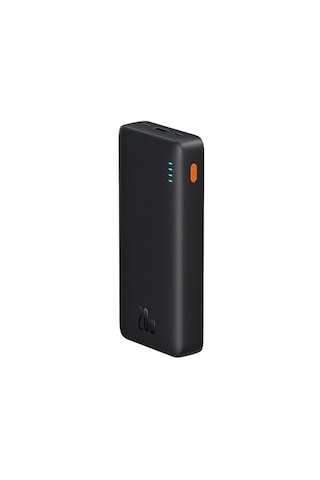 Baseus Airpow Hızlı Şarj Power Bank 20000mah 20w, Siyah Usb To Type-c 50cm Kablo Dahil Siyah