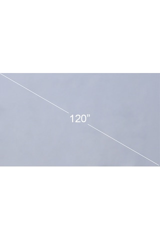 Geeroyoo 120 İnç Gri Projeksiyon Ekranı 16:9, Poliester Optik Kaplama, Kolay Kurulum, Taşınabilir, Renk Ve Görüntü Kalitesi İyileştirici