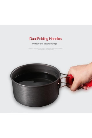 Alocs 3 4 Kişilik Tencere Tava Seti Loveluke Gurme Serisi Çok Renkli