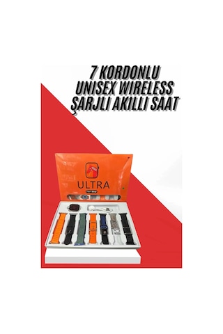 Unısex 7 Kordonlu Çok Fonksiyonlu Nabız Ölçer Uyku Ve Sağlık Takibi