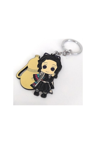Demon Slayer Giyu Tomioka Metal Figür Anahtarlık