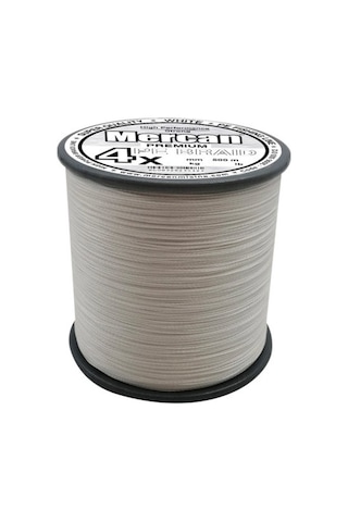 Mercan Pe Örgü Premium 4X İp 500 M Beyaz Misina