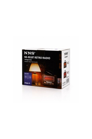 Nss Platoon Ns-901bt Pl-4715 Fm Radyo Retro Speaker Mp3 Usb Şömine İbreli Tf Player Usb Şarjlı