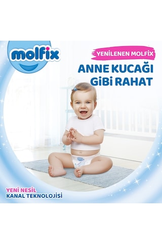 Molfix Bebek Bezi Beden:5 11-18kg Junior 100 Adet Mega Pk 5 Numara