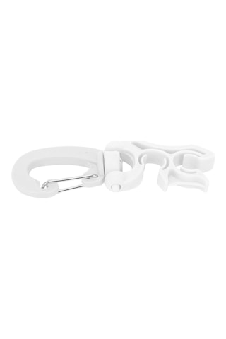 Ximistore9 Su Dalış Regülatör Borusu Tutucu, Bc'ye Hızlı Takılabilir Esnek Plastik Kanca, Alçak Basınç Borularını Sabitler - Beyaz