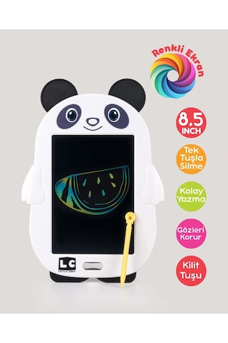 Sevimli Panda Dijital Çizim Tableti 8,5 İnç Lc-31074 Beyaz