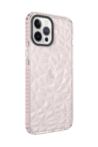 Apple Uyumlu iPhone 12 Pro Max Kılıf Zore Buzz Kapak Pembe