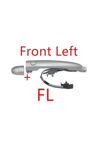 Mufunye Renault Koleos 2009-2018 Ön Sol Kapı İç Tutamak Abs Malzeme 80640jy01b/80640jy01a Yerine Tesis Edilebilir Kilitli Gri
