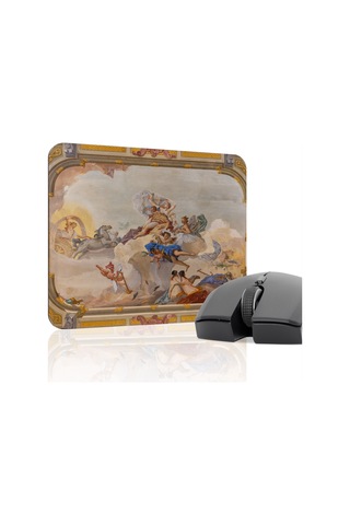 Ortaçağ Sanat Kaymaz Dikişli Kauçuk Oyuncu Mousepad V1 - 22x18 Gaming Mouse Pad Fare Altlığı