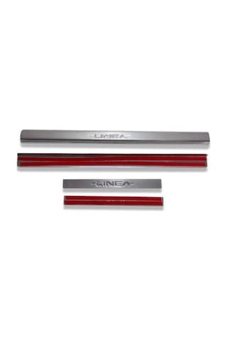 Alminox Fıat Linea Krom Kapı Eşiği 2006 Ve Üzeri 4 Parça Paslanma