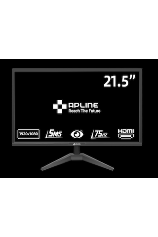 Apline 21.5 75hz.5ms.1920x1080 Full Hd Led Monitör Hdmı+vga