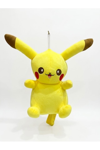 Pokemon Pikachu Peluş Oyuncak Uyku Arkadaşı Peluş Oyuncak Sarı 45 Cm