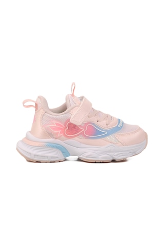 Pudra Cırtlı Hafif Hava Alabilen Kız Çocuk Spor Ayakkabı 1976 P Pudra