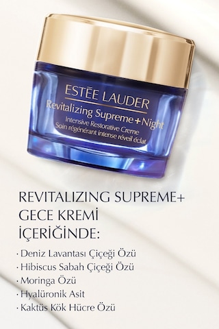 Estee Lauder Gece Kremi - Revitalizing Supreme+ Night  Nemlendirici Krem 2X Konsantre ül 50 ML
