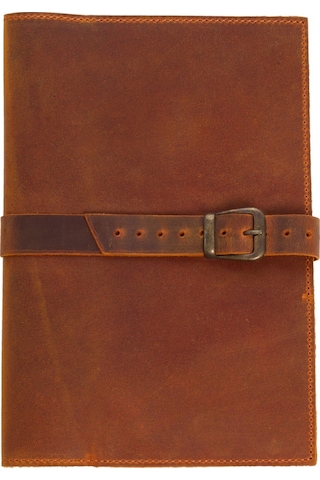 Moskova Kemerli Deri Defter Camel