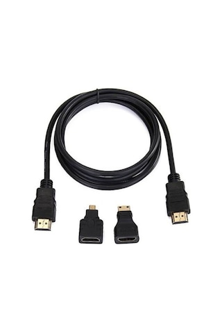 Hdmi 3In1 Set Hdmı Mini Hdmı Mikro Hdmı Full Hd 1080P V1.4 Set