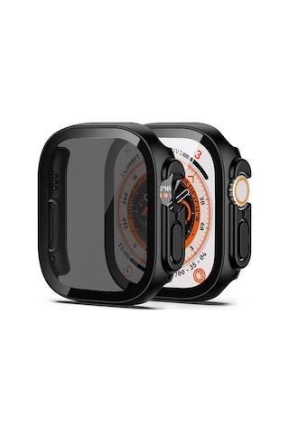 Apple Uyumlu  Watch Ultra 49mm Sert Pc Kasa Ve Privacy Ekran Koruyucu Zore Watch Gard 23