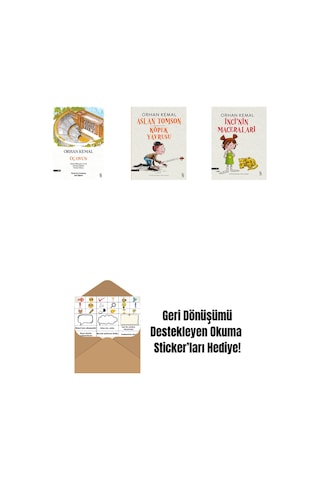 Üç Oyun + Aslan Tomson - Köpek Yavrusu + İnci'nin Maceraları + Okuma Sticker'ları