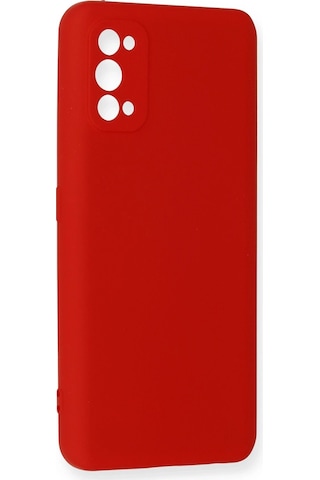 Cosmotex Newface Realme 7 Pro Kılıf Nano İçi Kadife Silikon - Kırmızı