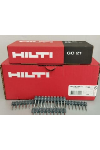 Hilti X-Gn 27 Mx Makina Çivisi 750 Adet ve Gc 21 & 22 Makina Gazı
