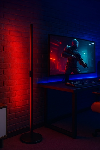 Metal Oturma Odası Salon Yatak Odası Mutfak Ambiyans Aydınlatma Lambader Siyah