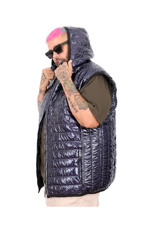 Mode Xl Büyük Beden Erkek Kapitone Yelek 25713 Siyah