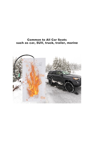 Youmex 12v Karbon Fiber Koltuk Isıtıcı Seti - Bisiklet, Motosiklet, Atv Ve Araçlar İçin 2 Sıcaklık Modlu