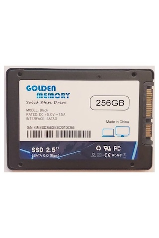 Golden Memory Gmssd256g 256gb 2.5" Sata3 6.0gbps Ssd Disk 1