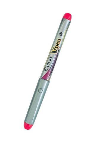 Pilot V-Pen Silver Kullan At Dolma Kalem Kırmızı Svp-4M-R N11.3009