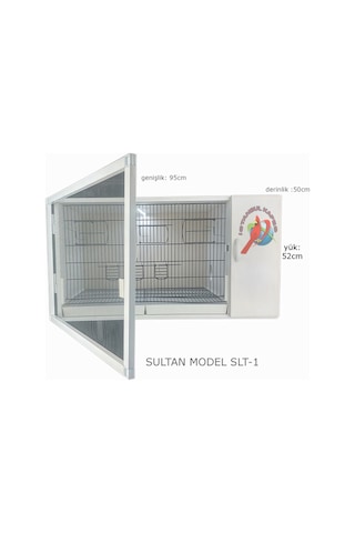 İstanbul Kafes Model Slt1 Pvc Kuş Dolabı